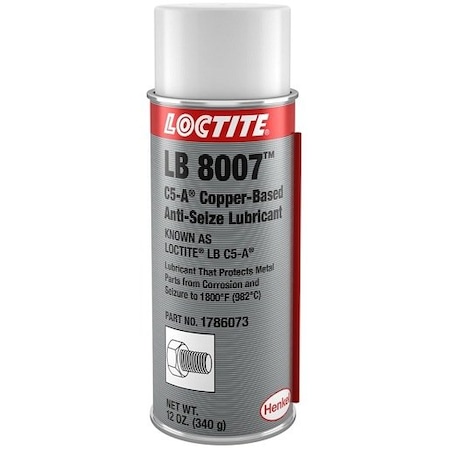 Henkel Anti-Seize Lubricant; 12 Oz Aerosol Can LB 8007 C5-A 12OZ IDH 1786073